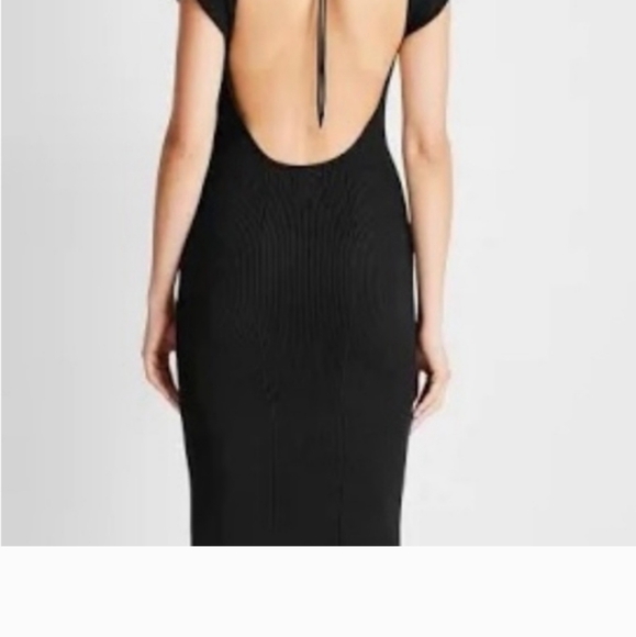 COPY - Future Collective Black Sweater midi Dress - Picture 2 of 10